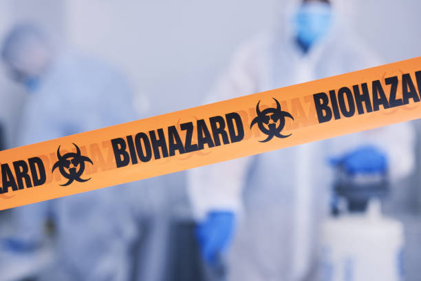 Professional Biohazard Cleanup technician working in Poy Sippi, WI